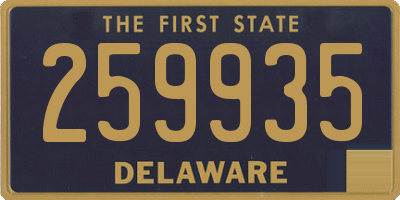 DE license plate 259935