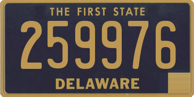 DE license plate 259976