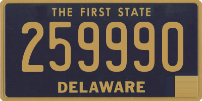 DE license plate 259990