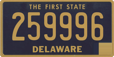 DE license plate 259996