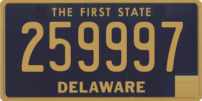DE license plate 259997