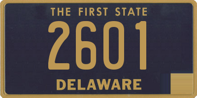 DE license plate 2601