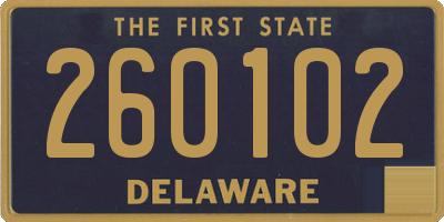 DE license plate 260102
