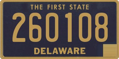 DE license plate 260108