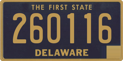 DE license plate 260116