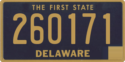 DE license plate 260171