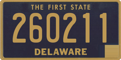 DE license plate 260211