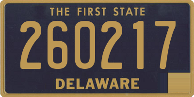 DE license plate 260217