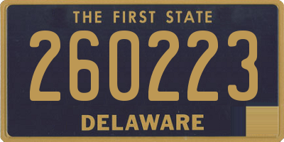 DE license plate 260223