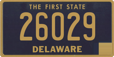 DE license plate 26029