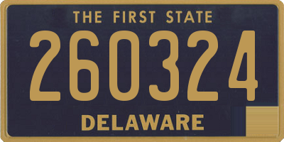 DE license plate 260324