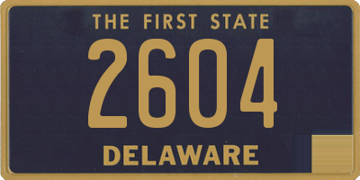 DE license plate 2604