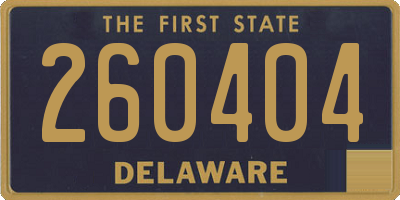 DE license plate 260404