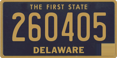 DE license plate 260405