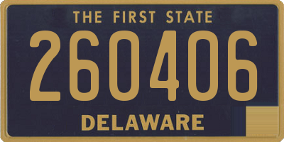 DE license plate 260406