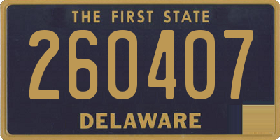 DE license plate 260407