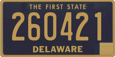 DE license plate 260421