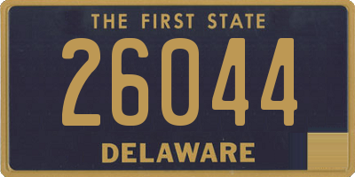 DE license plate 26044