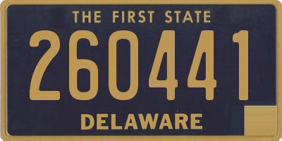 DE license plate 260441