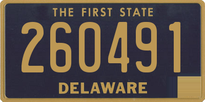 DE license plate 260491