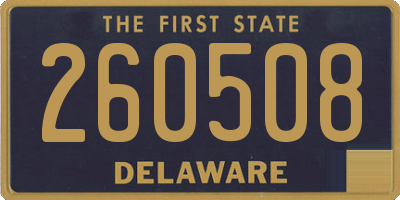 DE license plate 260508