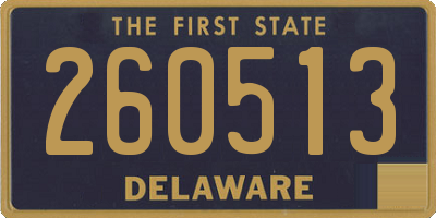 DE license plate 260513