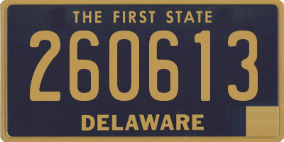 DE license plate 260613