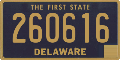 DE license plate 260616