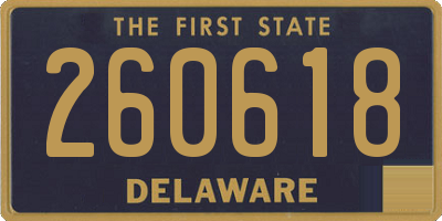 DE license plate 260618