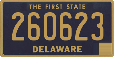 DE license plate 260623