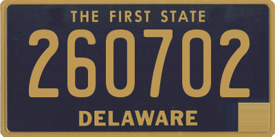 DE license plate 260702