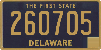 DE license plate 260705