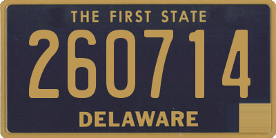 DE license plate 260714