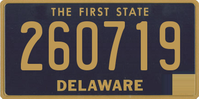 DE license plate 260719