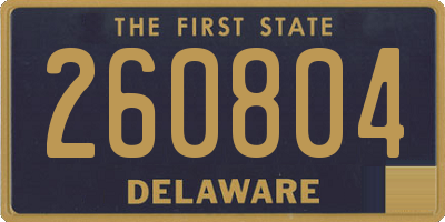 DE license plate 260804