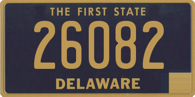 DE license plate 26082