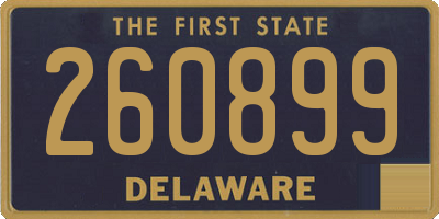 DE license plate 260899