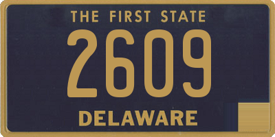 DE license plate 2609