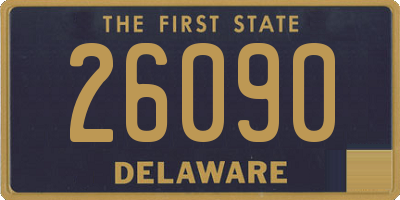 DE license plate 26090