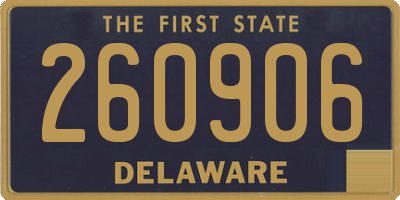 DE license plate 260906