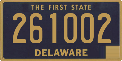 DE license plate 261002