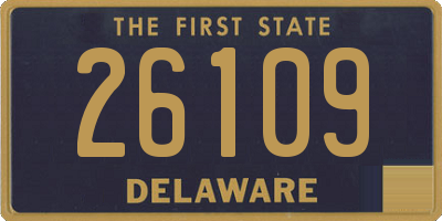 DE license plate 26109