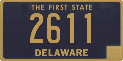 DE license plate 2611