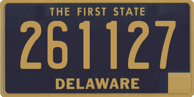 DE license plate 261127
