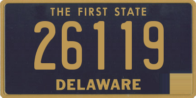 DE license plate 26119