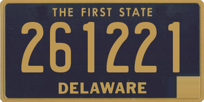 DE license plate 261221
