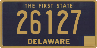 DE license plate 26127