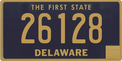 DE license plate 26128