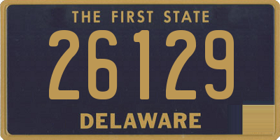 DE license plate 26129