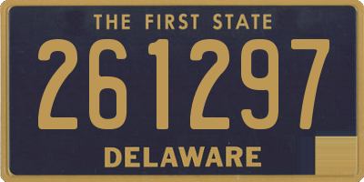 DE license plate 261297